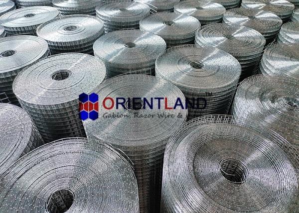 Rede de arame soldada galvanizada elétrica 0.7mm de 22 calibres 1/2”