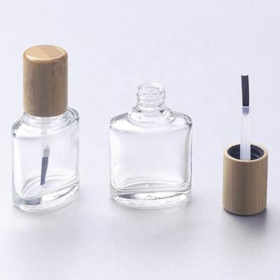 15ml Unique Empty Glass Nail Polish Bottle 6CM Square 18/415