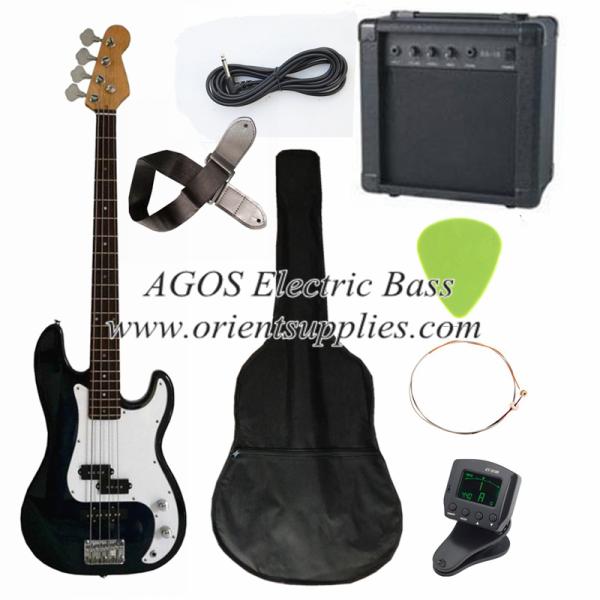 43" Electric Bass JB bass kit package classic solidwood wholesale AGB43-HB2