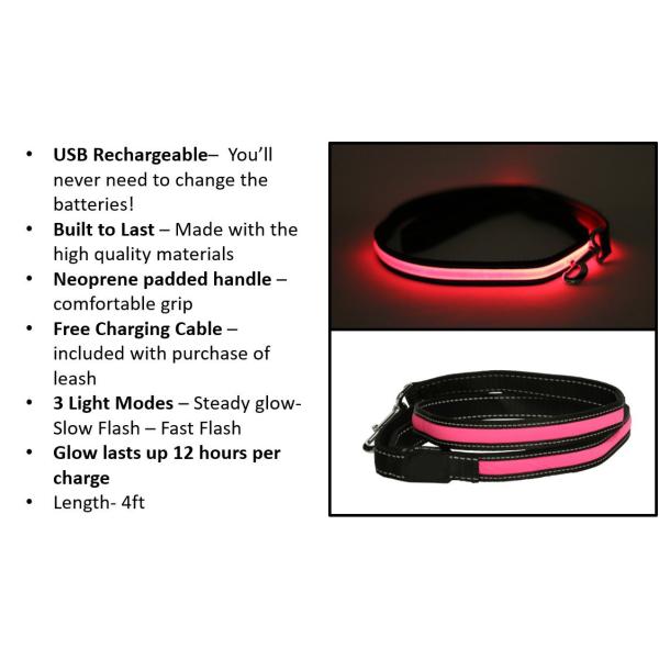 Материалы прочности высокой видимости поводка любимца СИД ручки сжатия комфорта промышленные