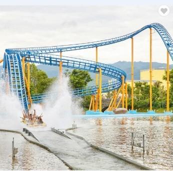 16 Persons Theme Park Roller Coaster Rides Kids Fun Fair Games Color Customized