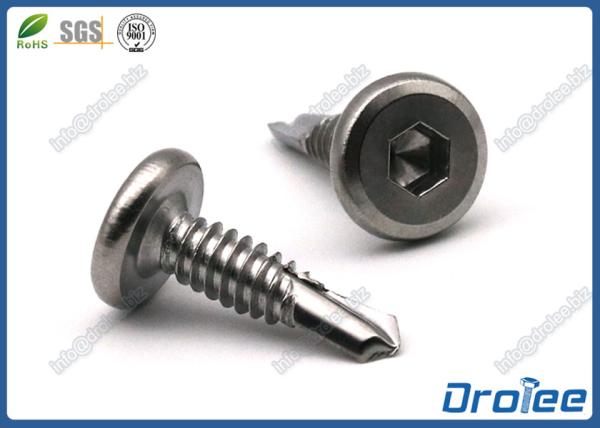 304/316/410 Stainless Steel Hex Socket Pancake Head Self-drilling Screws