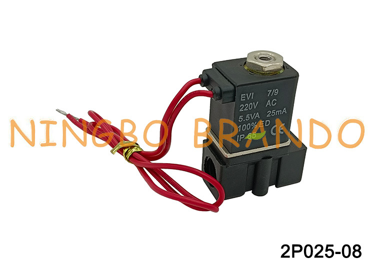 2p025-08 Plastic Airtac Solenoid Valve Fluid Control AC220V AC110V DC24V DC12V
