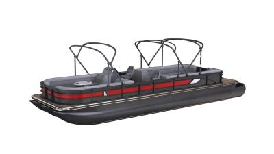 Aluminum Family Party Pontoon Boat With Trailer And Stereo System Optional