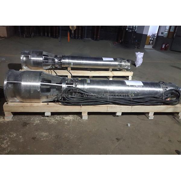 Electric Deep Well Submersible Pump Anti Corrosive 3 Phase 50hz / 60hz Frequency