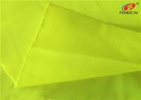 Tela de confecção de malhas do material fluorescente da bandeira da urdidura de tricô para vestes da segurança