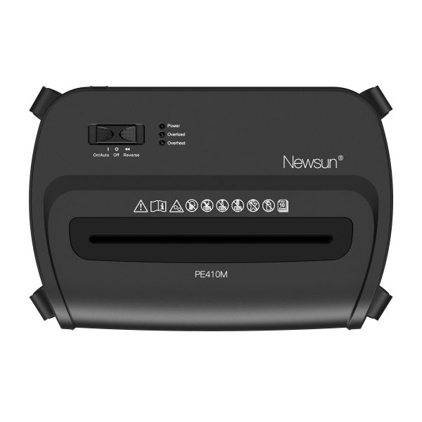 P4 10 Sheets Cross Cut Paper Shredder 18 Liter Bin,8 Mins Shredding Time,Lift Head,LED Indication