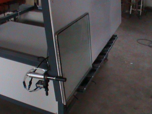 MINI Heated Roller Press Table , hot roll press for 30mm Glass Thicknes