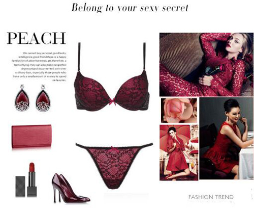 Wholesale Fashion Sexy Underwire Elastic Deep V Lace Bra Sets