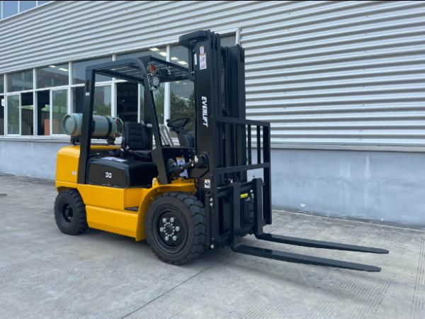 EVERLIFT EPA Motor 2,5 toneladas 3 toneladas em empilhadeira de gás GPL gasolina empilhadeira de gás 3500 Kgs com câmbio lateral
