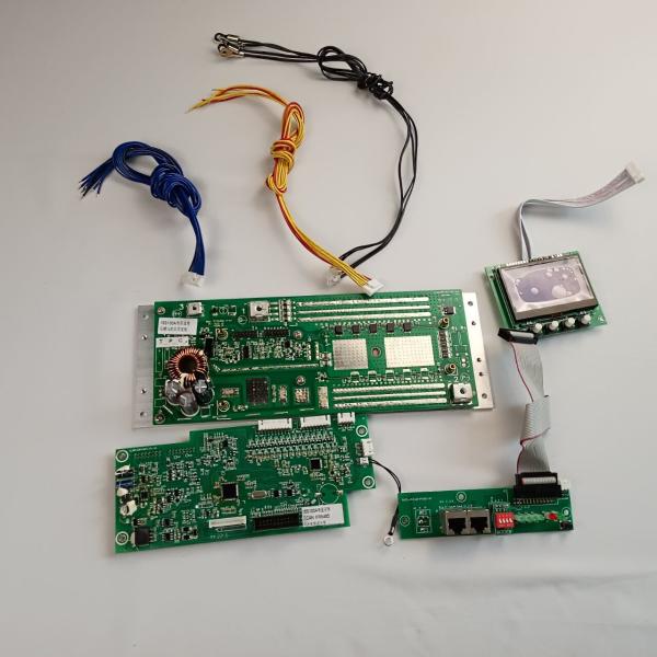 15S 16S 100A BMS 48V Smart BMS алюминиевая пластина для литийной батареи 5kwh с ЖК-дисплеем с RS485 для телекоммуникаций