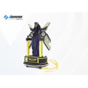 Rotação preta e amarela VR Flight Simulator da cor 360 com pagamento de símbolos