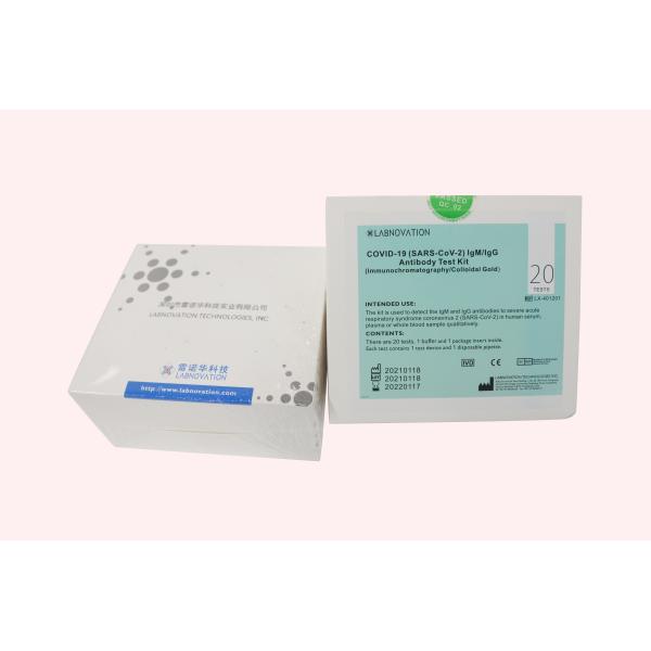 Labnovation CoV-19 IgG IgM Rapid Anti Body Test Kit 1 Drop 20ul
