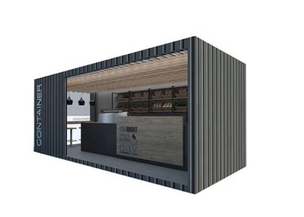Topshaw 10 foot Container Coffee Shop, 10ft Container Bar , Container Restaurant for sale