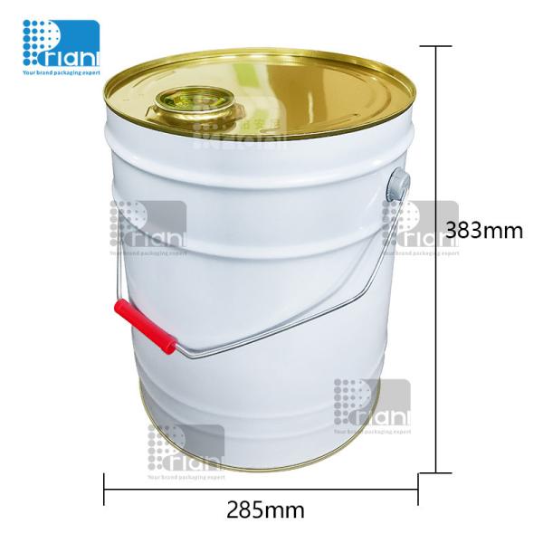 20L de peinture décorative en étain rond pour l' huile comestible / huile de muster