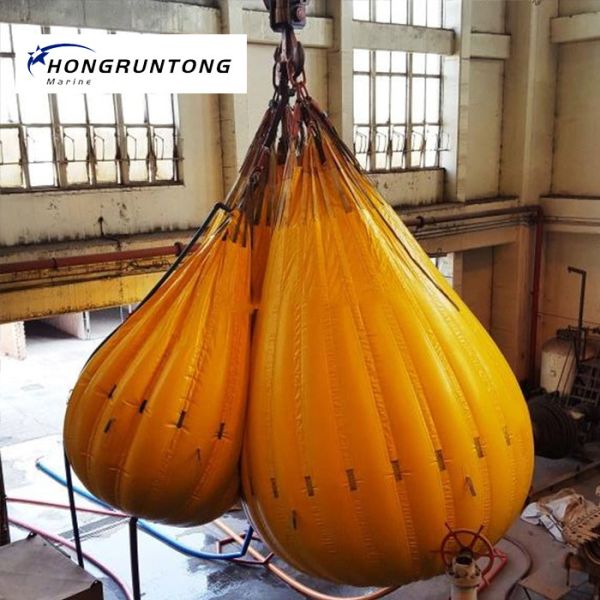Crane Testing Water Bags UV Resistant PVC Tarpaulin Puncture Resistant Abrasion Resistant