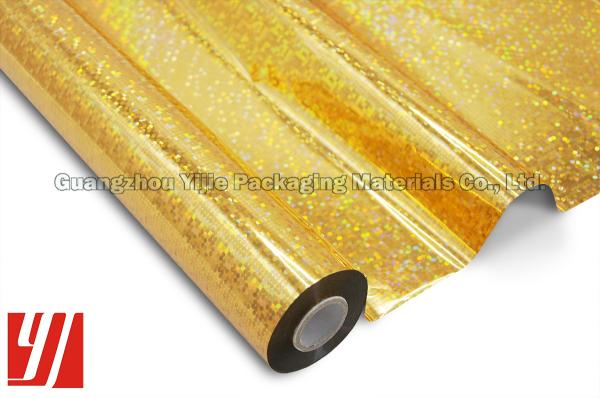 Ponto 240m da tinta do ouro filme holográfico do laser de 16 mícrons