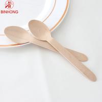 Forquilha descartável biodegradável 160mm da cutelaria da madeira de vidoeiro