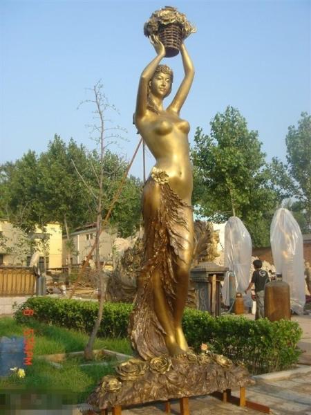 2015 hot selling products bronze figure sculpture for lady