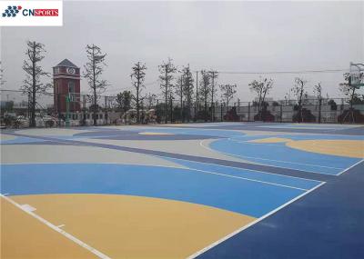 Silicon PU Synthetic Basketball Court Flooring Non Toxic