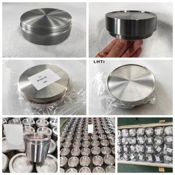 Round Titanium Alloy Targets / Titanium Sputtering Targets For Coating