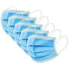 3 Layers Disposable Face Mask , Cotton Soft Breathable Face Masks Anti Dust