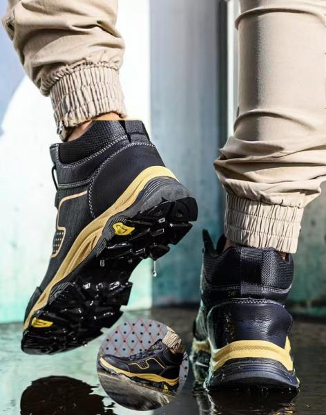 Winter Safety Work Boots Thickened Fleece Lining