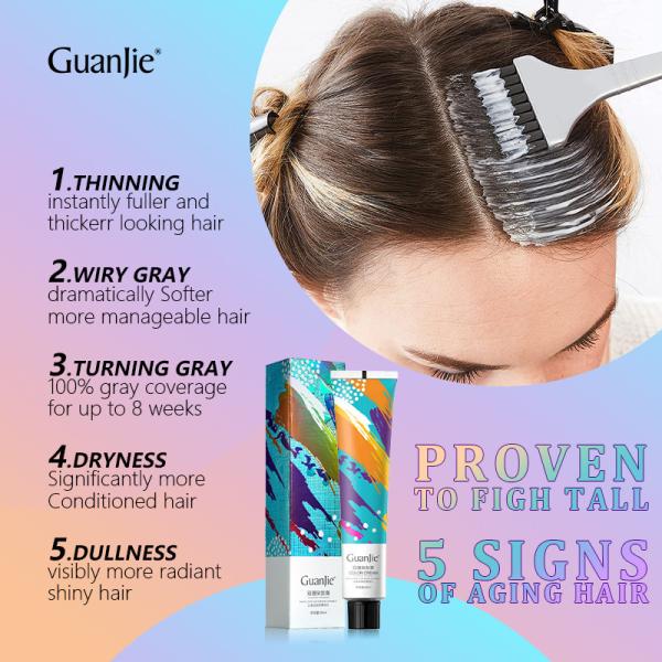 Multiple Color Hair Dye Product With Volume 100g Private Label Customization