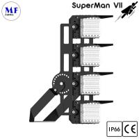 600W IP66 Stadium LED Flood Light 6 anos de garantia 3000K-6500K Alumínio 150-170lm/W DC48V CRI80+ Para campos de badminton
