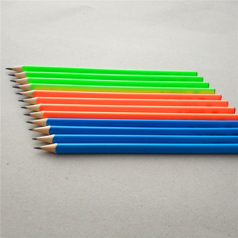 wholesale 6pcs noen painting hb pencil