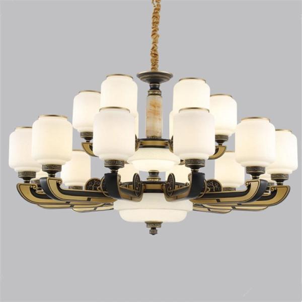 Japanese Good Price Modern Hotel Living Room Luxury Pendant Light Art Glass Chandelier Lighting