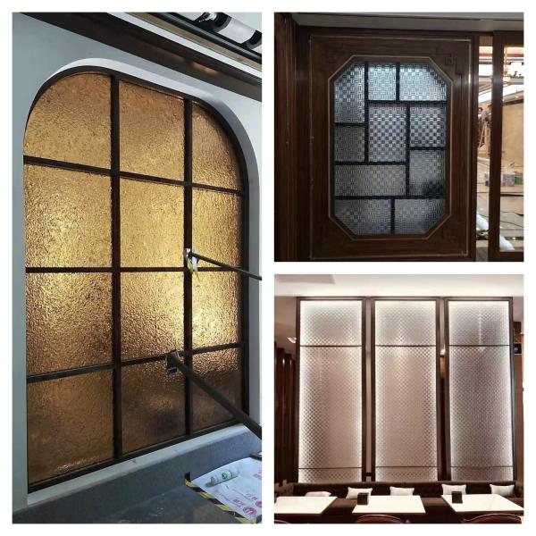 Tempered Glass Decorative Patterned Glass Textured Glass