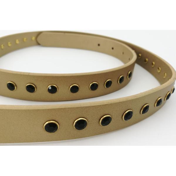 страз кожаных поясов PU моды женщин 2.2cm подпоясывает для платья/джинсов