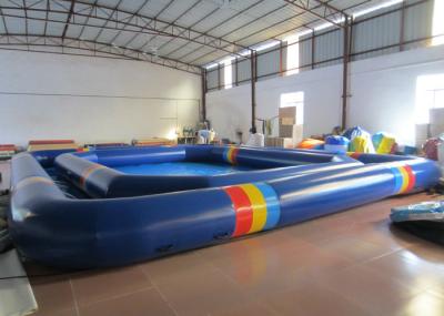 Jogos de água infláveis ​​atraentes piscina inflável ao ar livre gigante 8 * 8 * 0,65 m 0,9 mm Pvc Tarpaulin