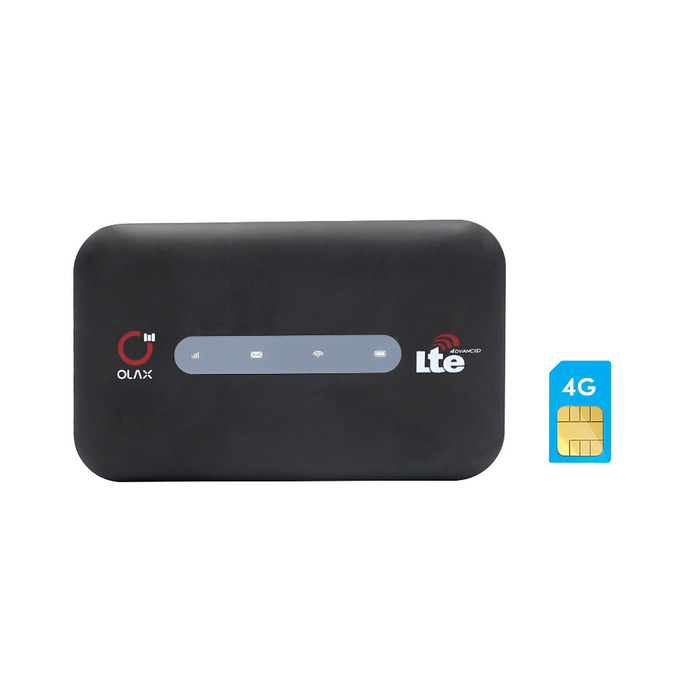 Модем Wifi маршрутизаторов Lte маршрутизатора OLAX MT20 4g скрепляя беспроводной с батареей 2100mAh