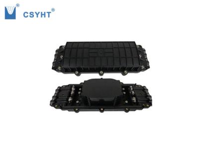 Waterproof Horizontal Fiber Optic Closure , 144FO Fiber Optic Cable Junction Box