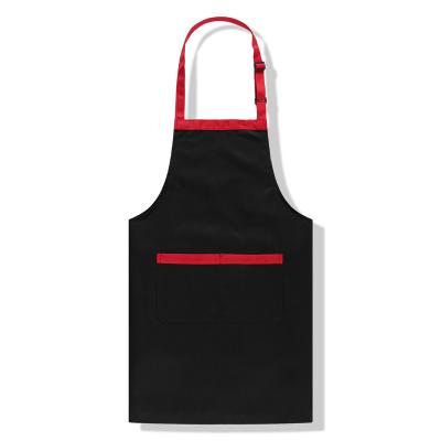 Avental feito sob encomenda do babador do algodão que cozinha aventais do restaurante do avental da cozinha com bolsos