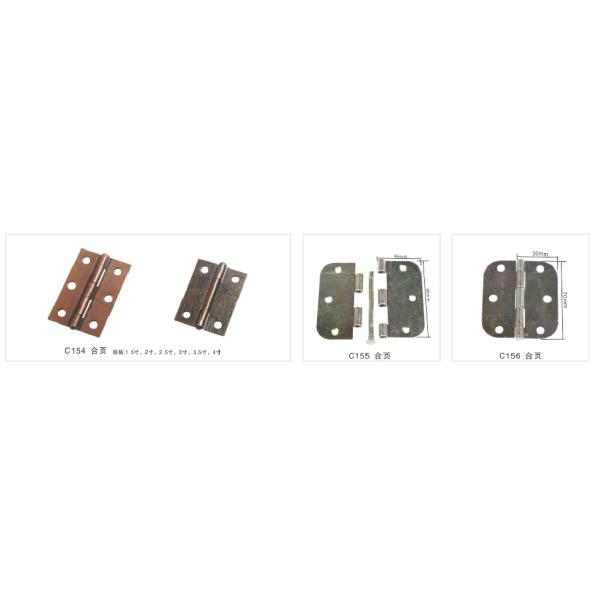 Satin Furniture Fixing Brackets Stainless Stell Corner Door Hinge For Wooden Door