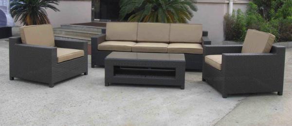 4pcs garden rattan sofa furniture