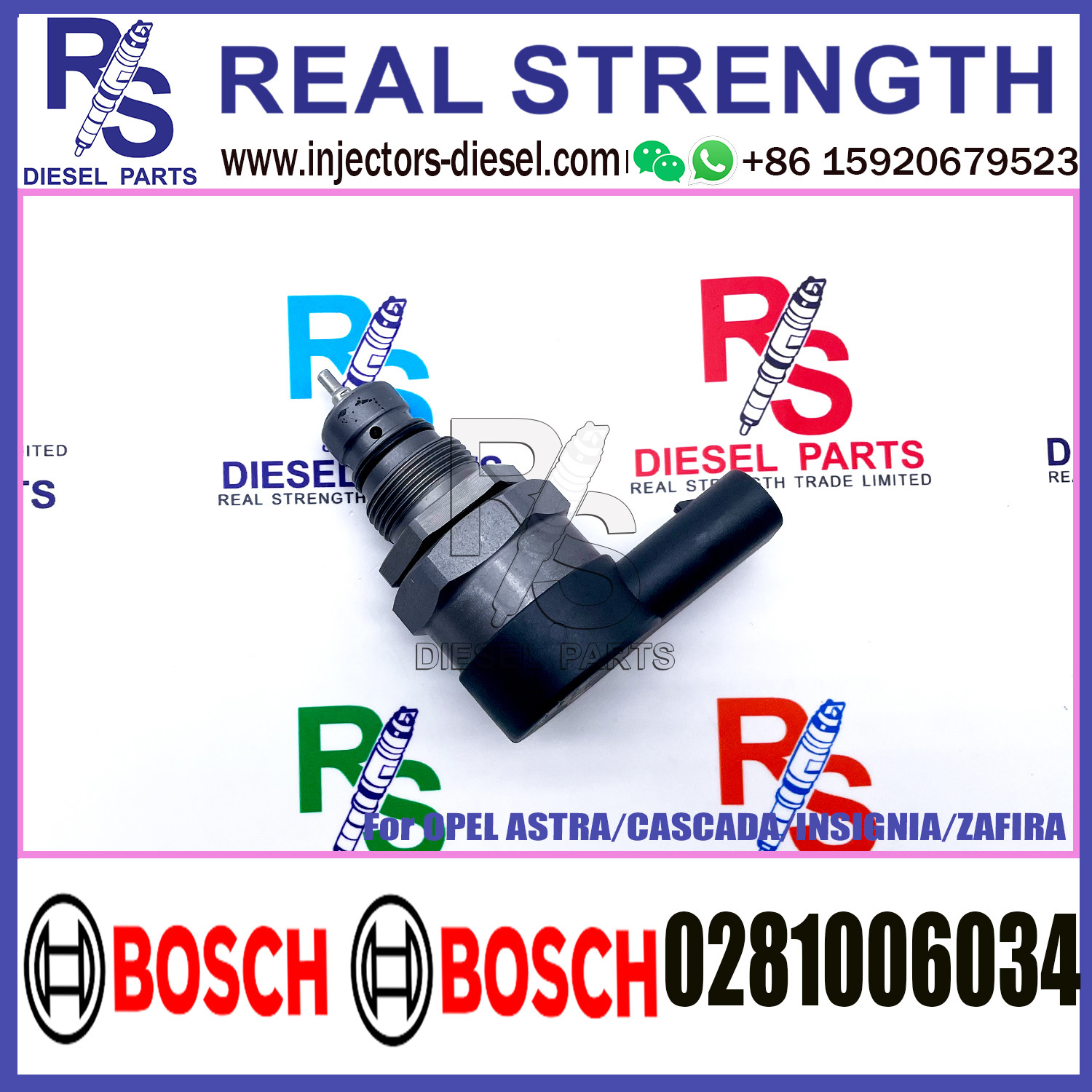 Управляющий клапан BOSCH 0281006034 Регулятор ДРВ соленоид 0281006034 для ОПЕЛ АСТРА、КАСКАДА、ИНСИНГНИЯ、ЗАФИРА
