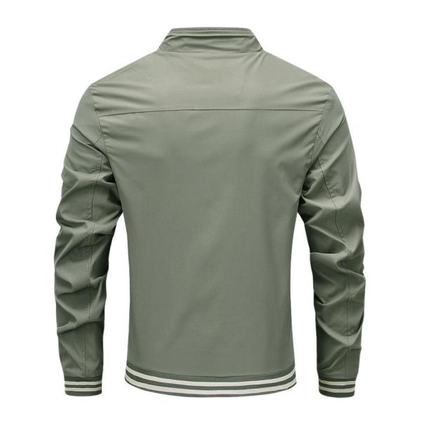 2023 Mens Polyester Cotton Padded Coat Bomber Regular Length Weaving Method Woven