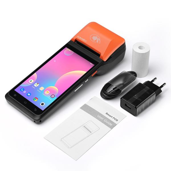 4G Network Billing POS 5.5 Inch Android POS Terminal Receipt Printer Customized