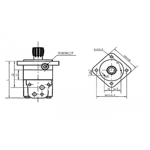 BM5S без носить замену мотора  орбитального гидравлического мотора орбитальную