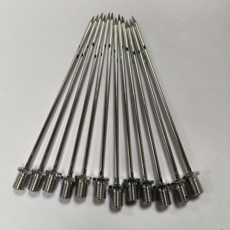 Double Layer Tubular Stainless Steel Needle With M6 Thread