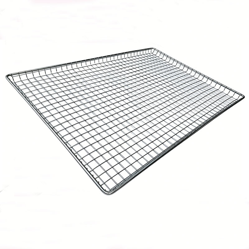 Large Food Grade Stainless Steel Sus 304 Wire Mesh Oven Dehydrator Drying Cake Bread Cooling bakery trays and rack for Baking Beef Jerky