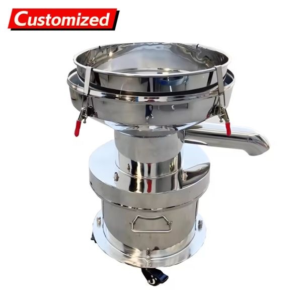 Custom Orange Juice Vibrating Separator High-Efficiency Electric Vibrating Filter Screen Food Processing Vibrating Screening Equipment for Fruit Juice Extraction and Separation