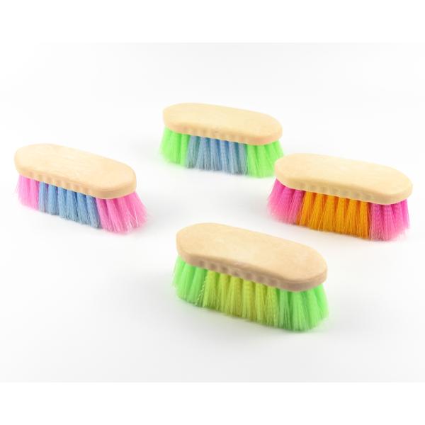 Plastic 15*5.7cm Horse grooming brush products with brush wire in three colors