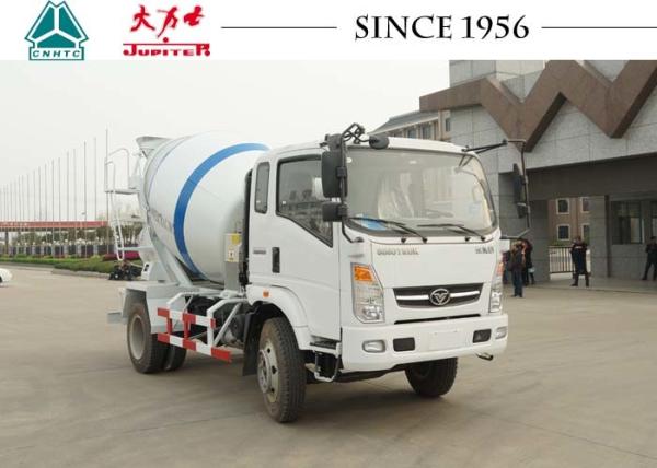 Caminhão do misturador concreto de SINOTRUK HOWO 3CBM 4X2, caminhão da mistura do cimento branco