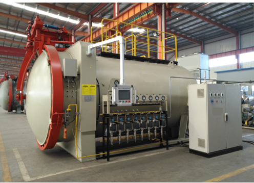 ASME Standard Carbon Fiber Autoclave 240KW Heating Power Φ2200mm×6000mm