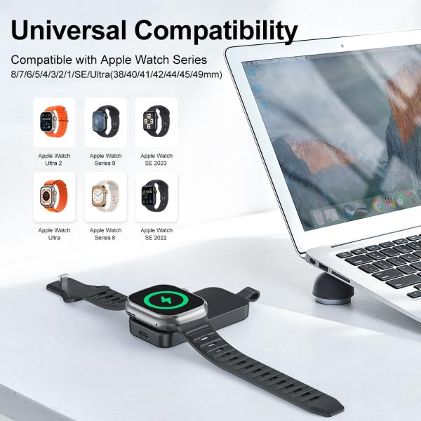 1000 МАх Силовой банк Беспроводное зарядное устройство Magsafe Apple Watch Силовой банк для Apple Keychain